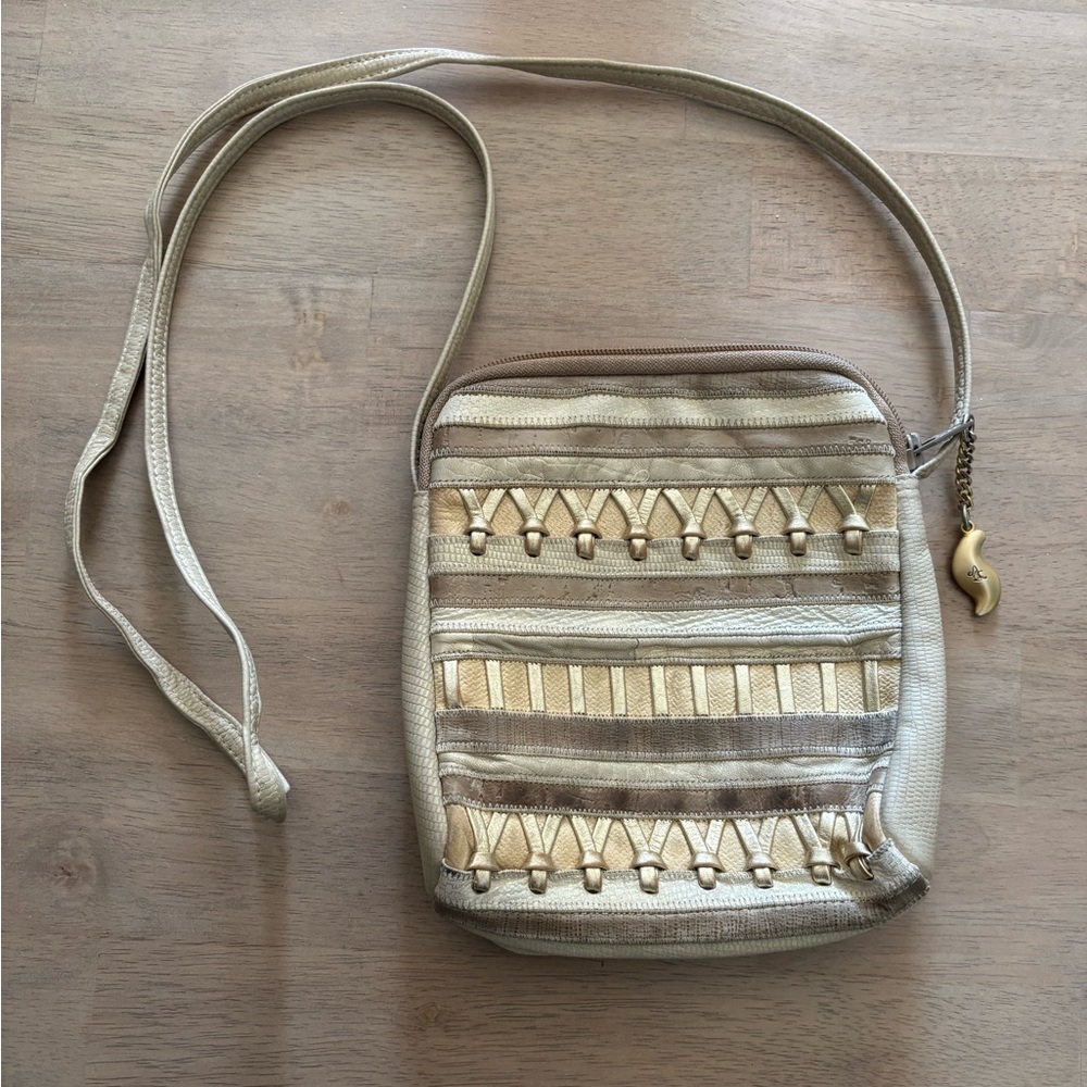 Vintage Sharif crossbody metallic purse.  1980’s